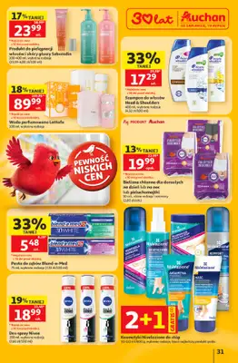Auchan - gazetka promocyjna Gazetka 30 Lat Hipermarket Auchan od czwartku 11.06 do środy 17.06 - strona 31
