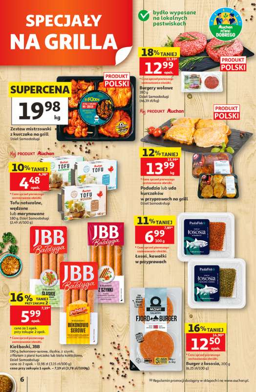 Auchan - gazetka promocyjna Gazetka 30 Lat Hipermarket Auchan od czwartku 11.06 do środy 17.06 - strona 6