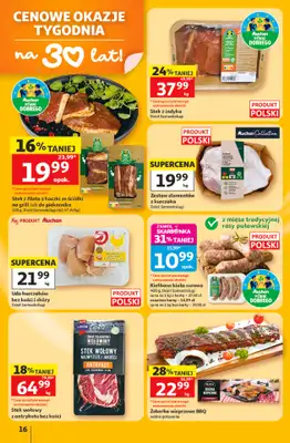 Auchan - gazetka promocyjna Gazetka 30 Lat Hipermarket Auchan od czwartku 11.06 do środy 17.06 - strona 16