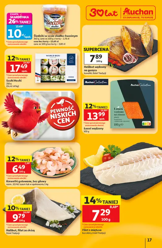 Auchan - gazetka promocyjna Gazetka 30 Lat Hipermarket Auchan od czwartku 11.06 do środy 17.06 - strona 17