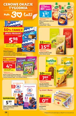 Auchan - gazetka promocyjna Gazetka 30 Lat Hipermarket Auchan od czwartku 11.06 do środy 17.06 - strona 28