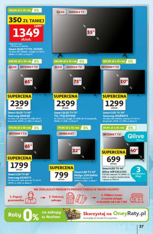 Auchan - gazetka promocyjna Gazetka 30 Lat Hipermarket Auchan od czwartku 11.06 do środy 17.06 - strona 37