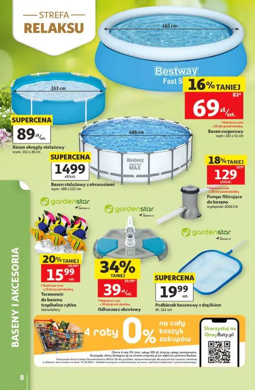 Auchan - gazetka promocyjna Gazetka 30 Lat Hipermarket Auchan od czwartku 11.06 do środy 17.06 - strona 8