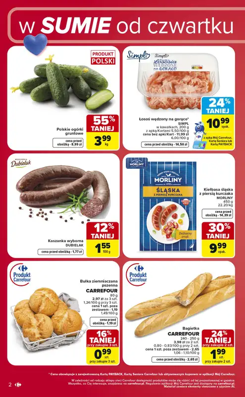 Carrefour Market - gazetka promocyjna Gazetka w sumie od czwartku weekend okazji od czwartku 11.06 do soboty 13.06 - strona 2