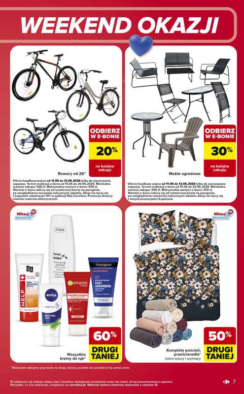 Carrefour Market - gazetka promocyjna Gazetka w sumie od czwartku weekend okazji od czwartku 11.06 do soboty 13.06 - strona 7