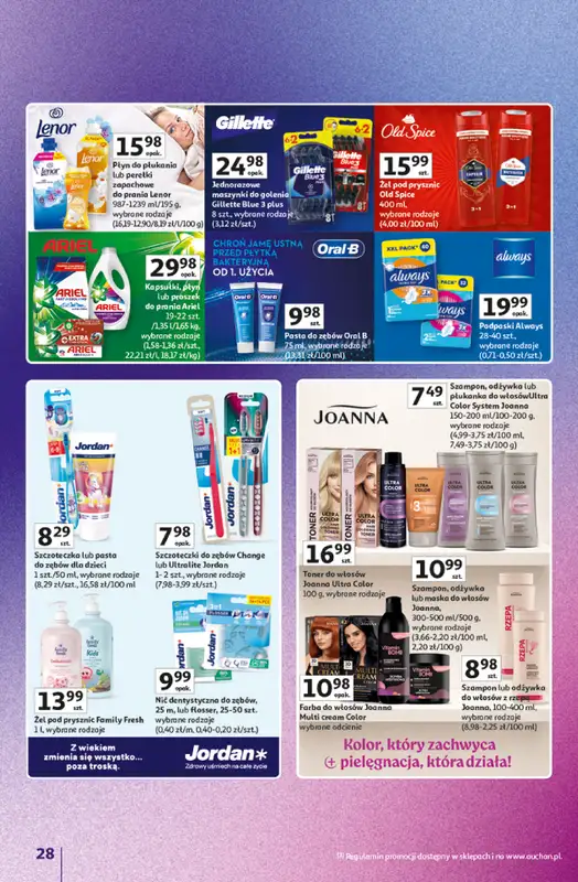 Auchan - gazetka promocyjna Gazetka Znane Marki Hipermarket Auchan od czwartku 11.06 do środy 17.06 - strona 28