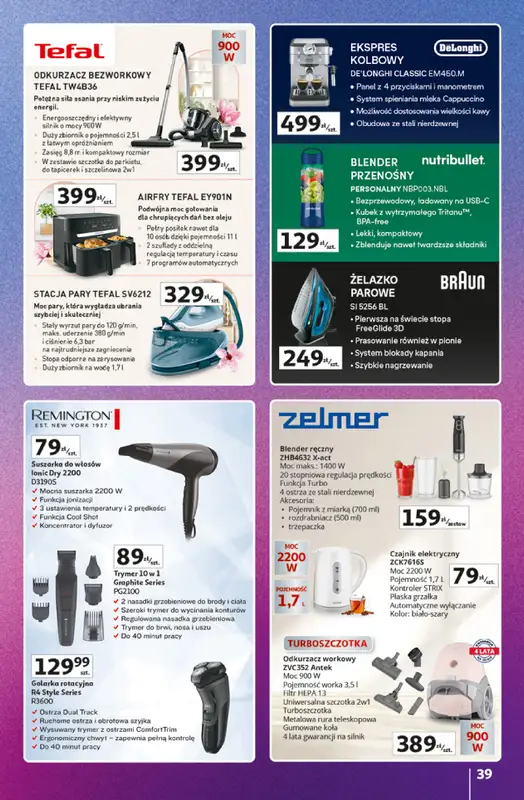 Auchan - gazetka promocyjna Gazetka Znane Marki Hipermarket Auchan od czwartku 11.06 do środy 17.06 - strona 39