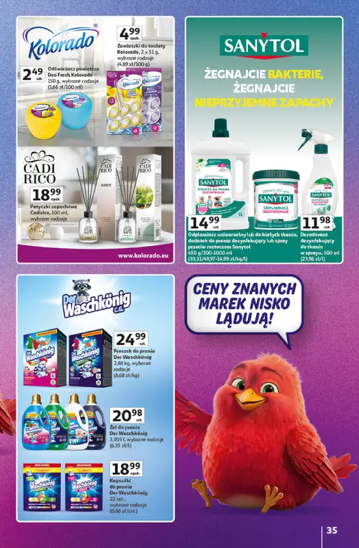 Auchan - gazetka promocyjna Gazetka Znane Marki Hipermarket Auchan od czwartku 11.06 do środy 17.06 - strona 35
