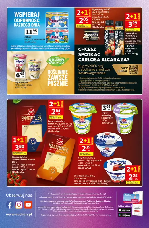 Auchan - gazetka promocyjna Gazetka Znane Marki Hipermarket Auchan od czwartku 11.06 do środy 17.06 - strona 44