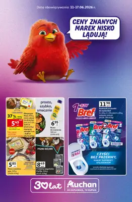 Auchan - gazetka promocyjna Gazetka Znane Marki Hipermarket Auchan od czwartku 11.06 do środy 17.06