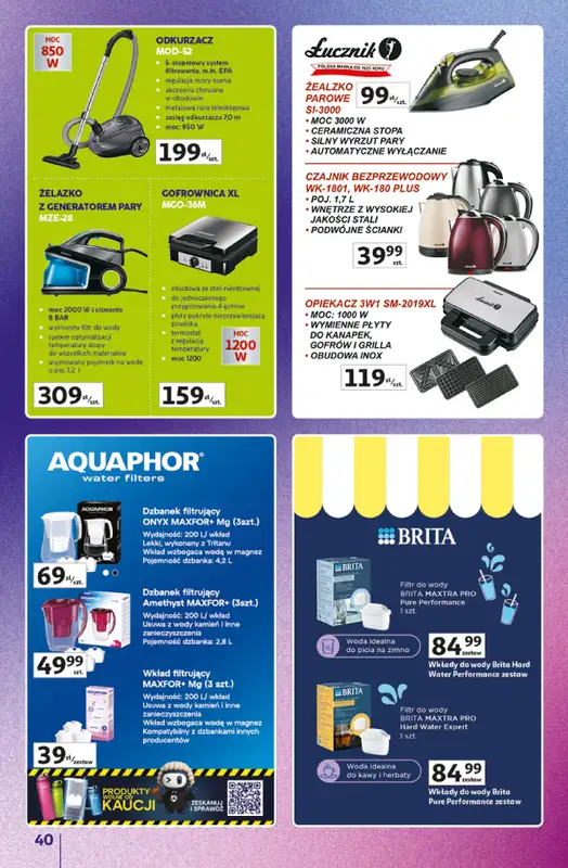 Auchan - gazetka promocyjna Gazetka Znane Marki Hipermarket Auchan od czwartku 11.06 do środy 17.06 - strona 40