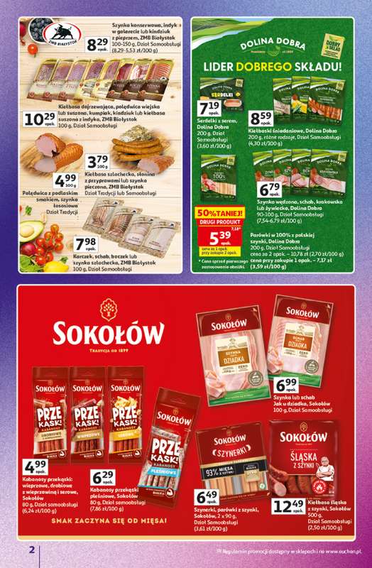 Auchan - gazetka promocyjna Gazetka Znane Marki Hipermarket Auchan od czwartku 11.06 do środy 17.06 - strona 2