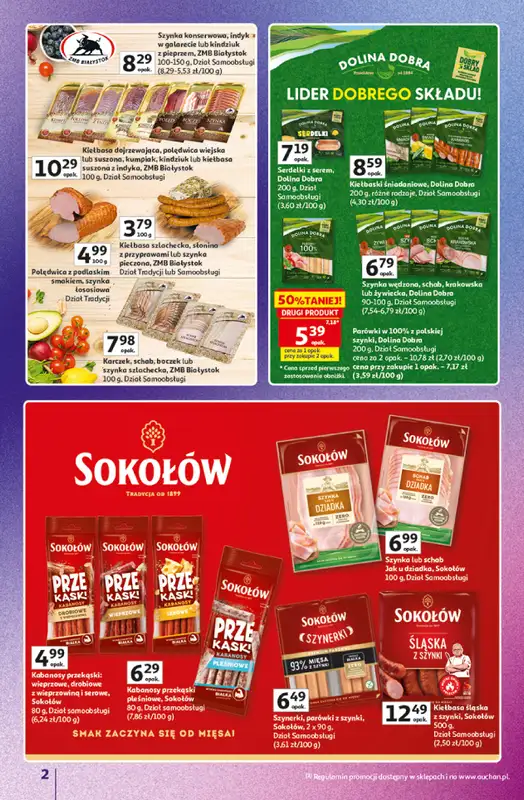 Auchan - gazetka promocyjna Gazetka Znane Marki Hipermarket Auchan od czwartku 11.06 do środy 17.06 - strona 2
