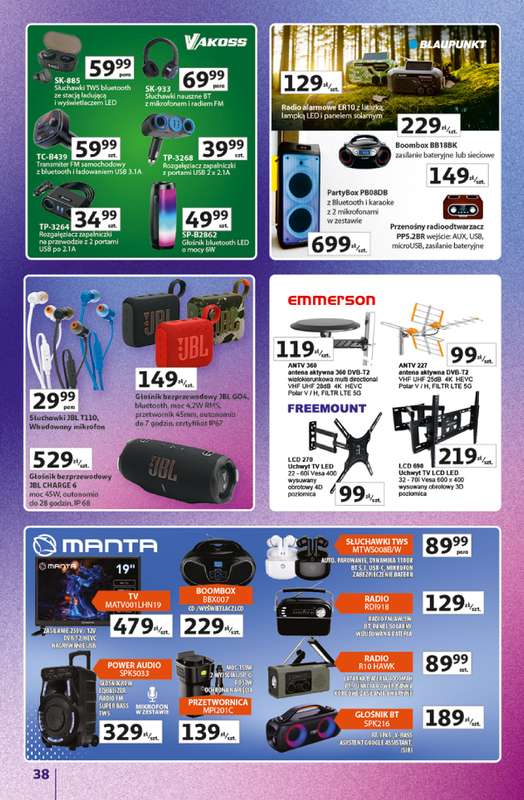 Auchan - gazetka promocyjna Gazetka Znane Marki Hipermarket Auchan od czwartku 11.06 do środy 17.06 - strona 38