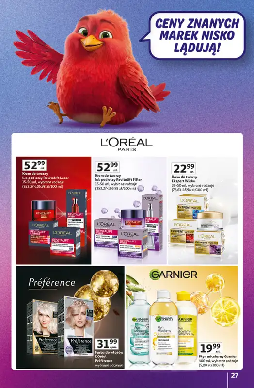 Auchan - gazetka promocyjna Gazetka Znane Marki Hipermarket Auchan od czwartku 11.06 do środy 17.06 - strona 27