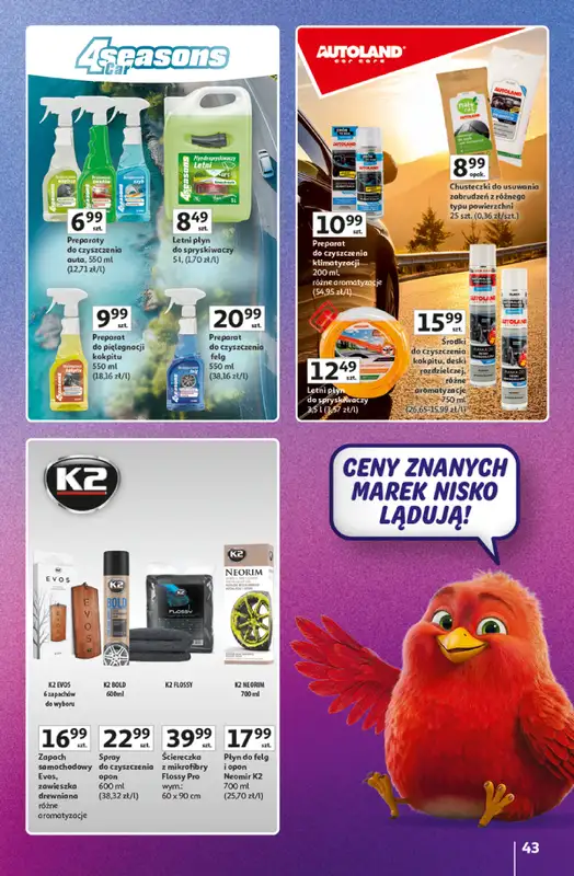 Auchan - gazetka promocyjna Gazetka Znane Marki Hipermarket Auchan od czwartku 11.06 do środy 17.06 - strona 43