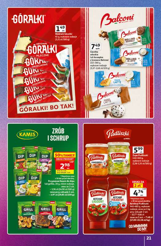 Auchan - gazetka promocyjna Gazetka Znane Marki Hipermarket Auchan od czwartku 11.06 do środy 17.06 - strona 21
