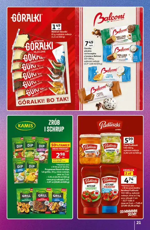 Auchan - gazetka promocyjna Gazetka Znane Marki Hipermarket Auchan od czwartku 11.06 do środy 17.06 - strona 21