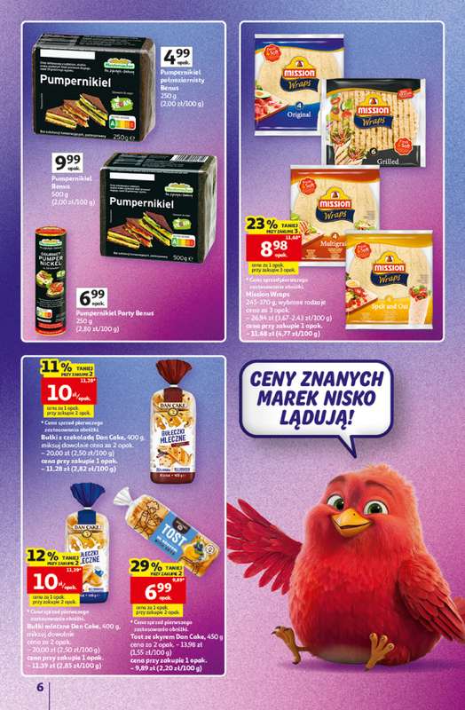 Auchan - gazetka promocyjna Gazetka Znane Marki Hipermarket Auchan od czwartku 11.06 do środy 17.06 - strona 6