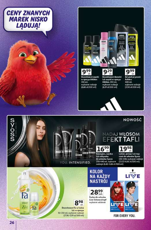 Auchan - gazetka promocyjna Gazetka Znane Marki Hipermarket Auchan od czwartku 11.06 do środy 17.06 - strona 26