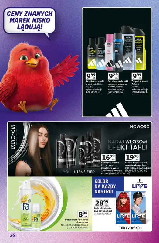 Auchan - gazetka promocyjna Gazetka Znane Marki Hipermarket Auchan od czwartku 11.06 do środy 17.06 - strona 26