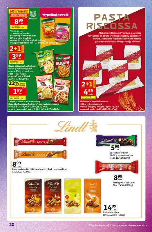 Auchan - gazetka promocyjna Gazetka Znane Marki Hipermarket Auchan od czwartku 11.06 do środy 17.06 - strona 20