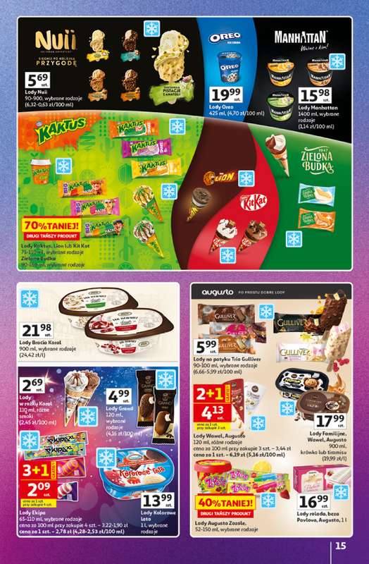 Auchan - gazetka promocyjna Gazetka Znane Marki Hipermarket Auchan od czwartku 11.06 do środy 17.06 - strona 15