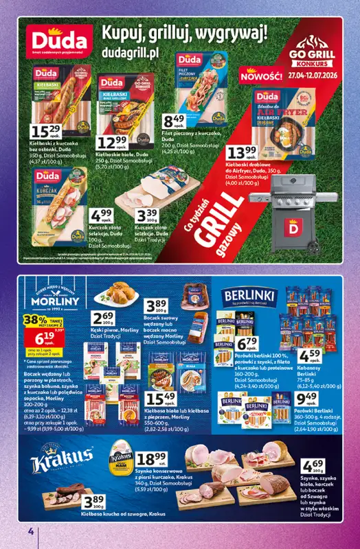 Auchan - gazetka promocyjna Gazetka Znane Marki Hipermarket Auchan od czwartku 11.06 do środy 17.06 - strona 4