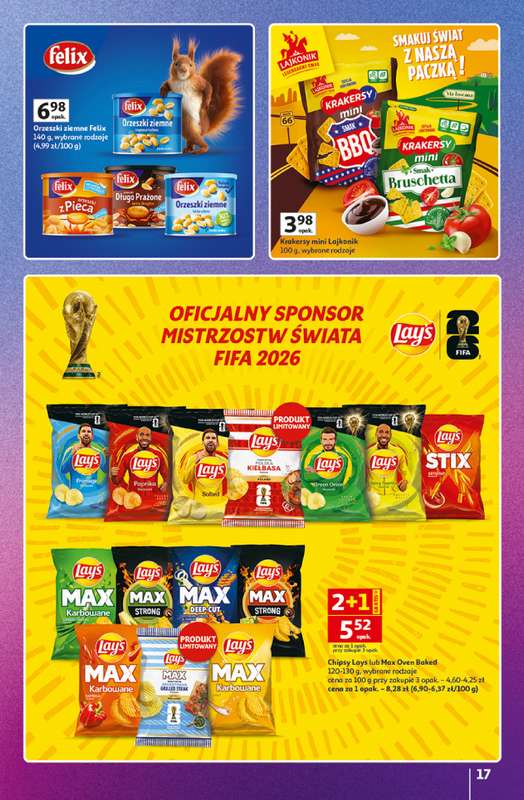 Auchan - gazetka promocyjna Gazetka Znane Marki Hipermarket Auchan od czwartku 11.06 do środy 17.06 - strona 17