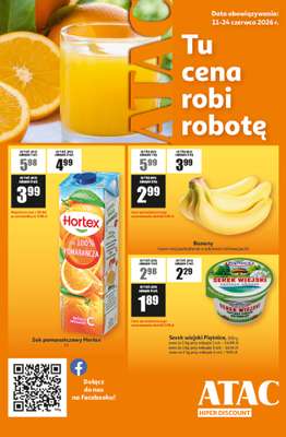 Auchan - gazetka promocyjna Gazetka ATAC Hiper Discount od czwartku 11.06 do środy 24.06
