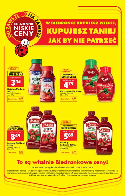 Biedronka - gazetka promocyjna Kupujesz taniej od wtorku 09.06 do wtorku 30.06 - strona 4