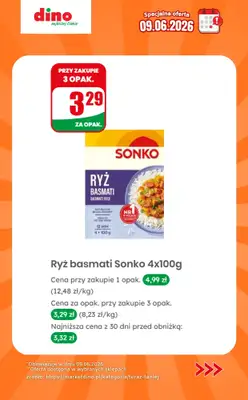 Dino - gazetka promocyjna Specjalna oferta na 09.06.2026 - promocje spoza gazetki od wtorku 09.06 do wtorku 09.06 - strona 9