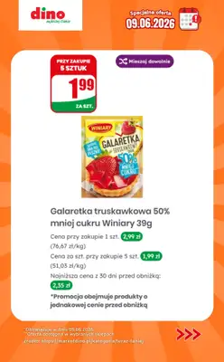 Dino - gazetka promocyjna Specjalna oferta na 09.06.2026 - promocje spoza gazetki od wtorku 09.06 do wtorku 09.06 - strona 5