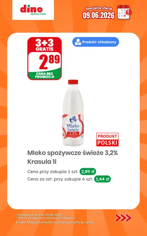 Dino - gazetka promocyjna Specjalna oferta na 09.06.2026 - promocje spoza gazetki od wtorku 09.06 do wtorku 09.06 - strona 2