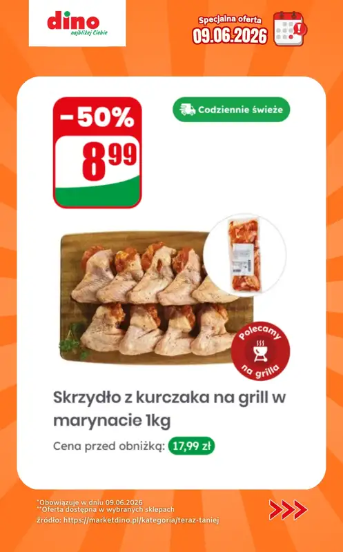 Dino - gazetka promocyjna Specjalna oferta na 09.06.2026 - promocje spoza gazetki od wtorku 09.06 do wtorku 09.06 - strona 10