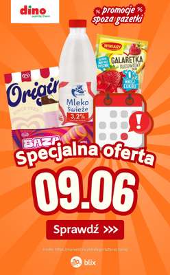 Dino - gazetka promocyjna Specjalna oferta na 09.06.2026 - promocje spoza gazetki od wtorku 09.06 do wtorku 09.06