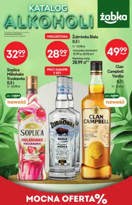 Żabka - gazetka promocyjna Katalog alkoholi od środy 10.06 do wtorku 23.06