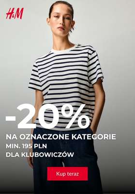 H&M - gazetka promocyjna -20% dla klubowiczów od wtorku 09.06 do wtorku 09.06