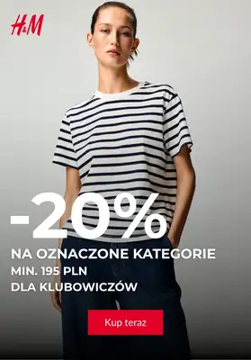 H&M - gazetka promocyjna -20% dla klubowiczów od wtorku 09.06 do wtorku 09.06
