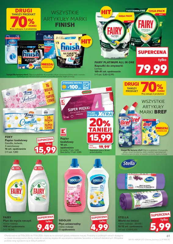 Kaufland - gazetka promocyjna Gazetka Tygodnia od czwartku 11.06 do środy 17.06 - strona 61