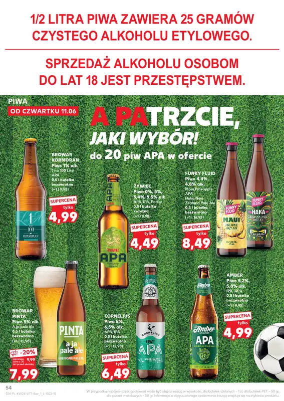 Kaufland - gazetka promocyjna Gazetka Tygodnia od czwartku 11.06 do środy 17.06 - strona 54
