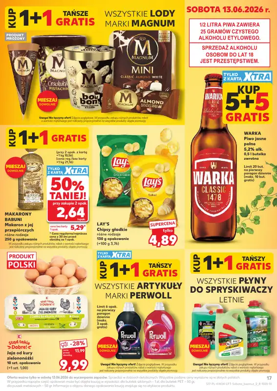 Kaufland - gazetka promocyjna Gazetka Tygodnia od czwartku 11.06 do środy 17.06 - strona 17