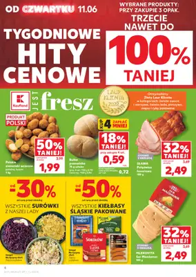 Kaufland - gazetka promocyjna Gazetka Tygodnia od czwartku 11.06 do środy 17.06 - strona 4