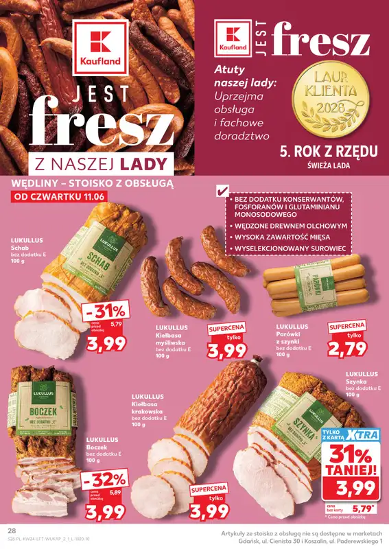 Kaufland - gazetka promocyjna Gazetka Tygodnia od czwartku 11.06 do środy 17.06 - strona 28