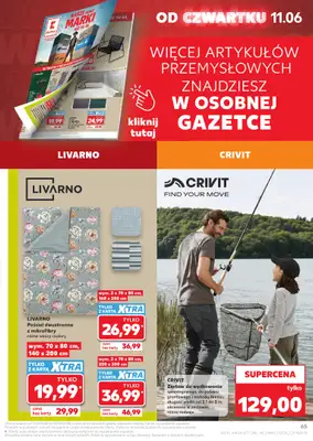 Kaufland - gazetka promocyjna Gazetka Tygodnia od czwartku 11.06 do środy 17.06 - strona 65