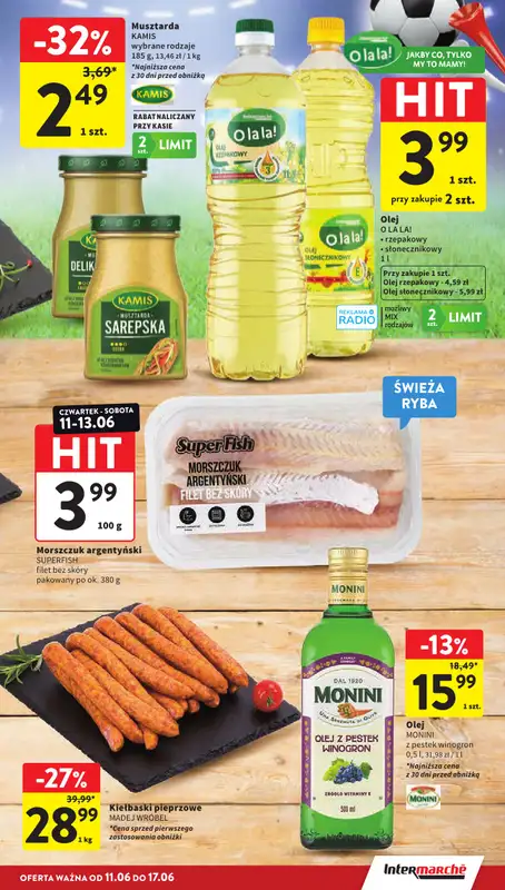 Intermarche - gazetka promocyjna Gazetka od czwartku 11.06 do środy 17.06 - strona 13