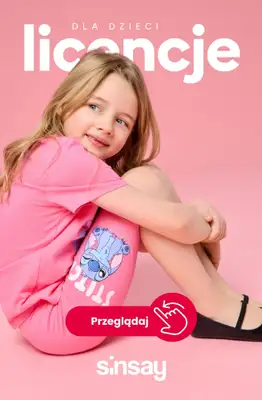 Sinsay - gazetka promocyjna Licencje dla dzieci! (Stitch, Minecraft, Barbie i inni!) od wtorku 09.06 do poniedziałku 15.06