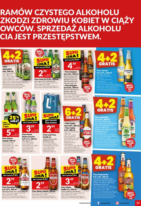 Twój Market - gazetka promocyjna Gazetka od środy 10.06 do wtorku 16.06 - strona 31
