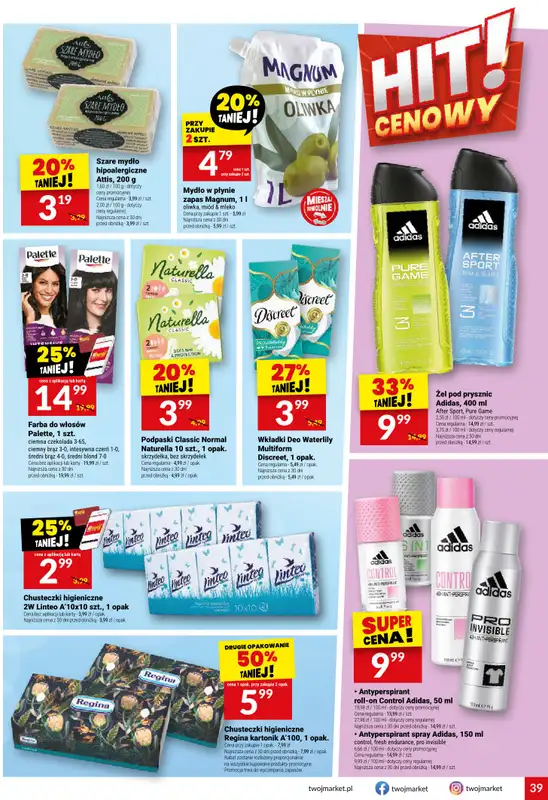 Twój Market - gazetka promocyjna Gazetka od środy 10.06 do wtorku 16.06 - strona 39