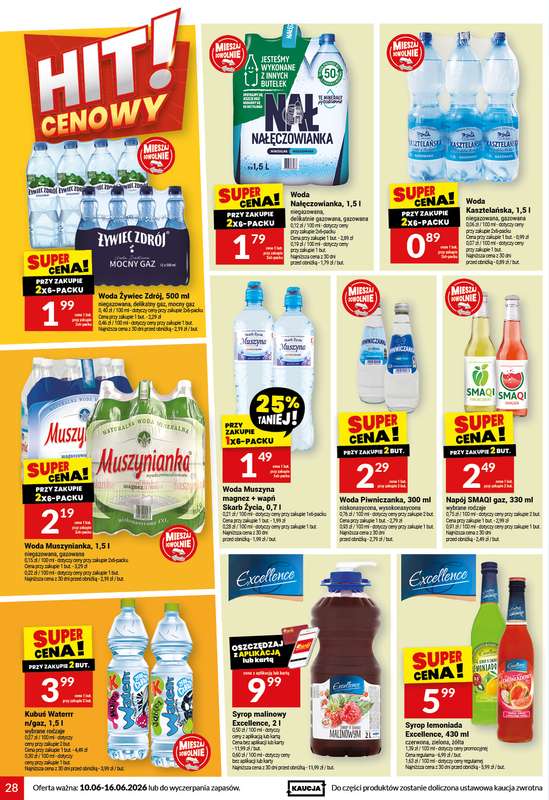 Twój Market - gazetka promocyjna Gazetka od środy 10.06 do wtorku 16.06 - strona 28